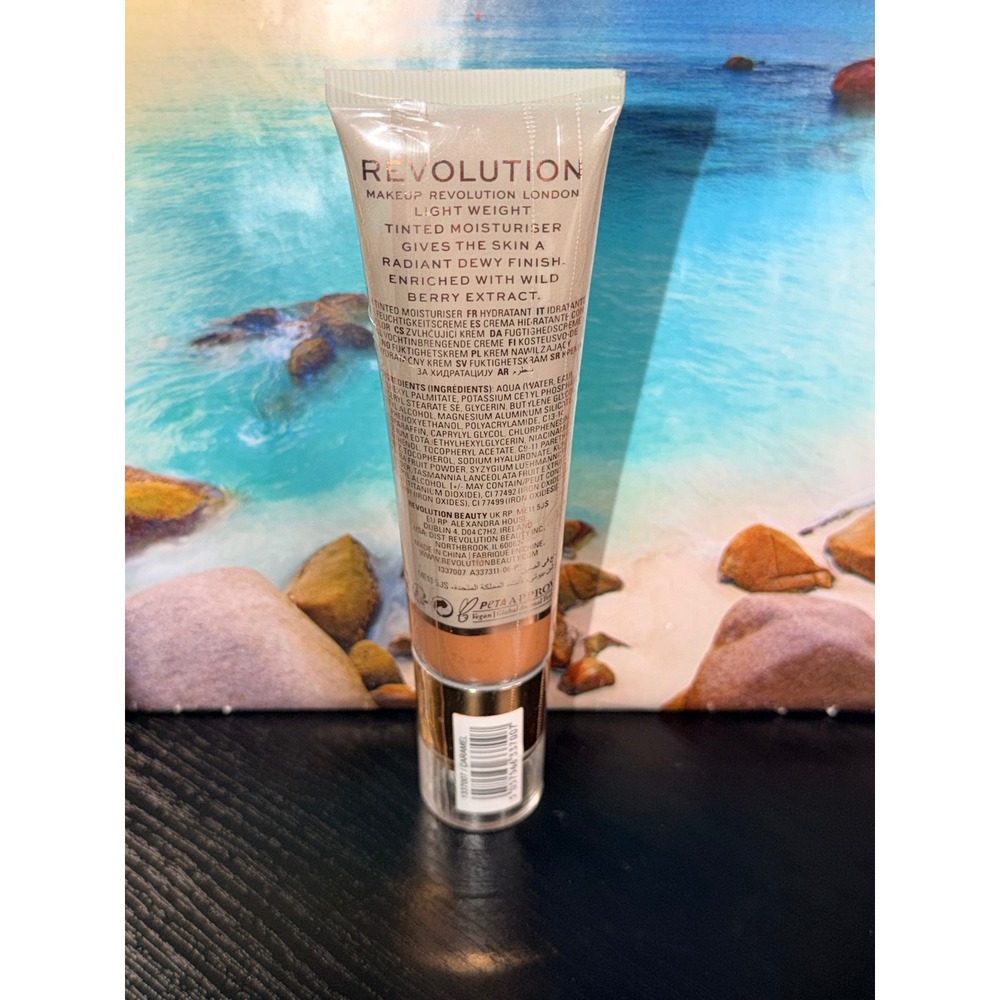 Makeup Revolution Superdewy Skin Tint Tinted Moisturizer Caramel Nee - Picture 3 of 3